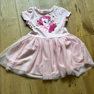 My Little Pony Pink T-Shirt Dress with Tulle Skirti, size L (10/12)